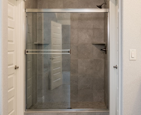 5' Mud-Set Shower with Tile Surround